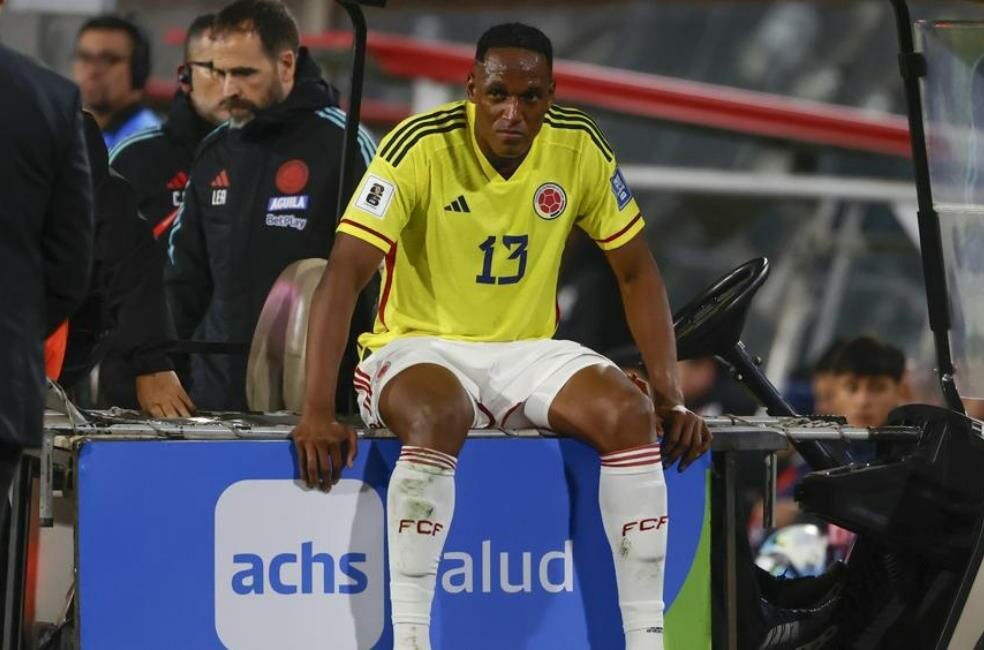 Yerry Mina, lesionado, baja en la selección Colombia ante España y Rumanía