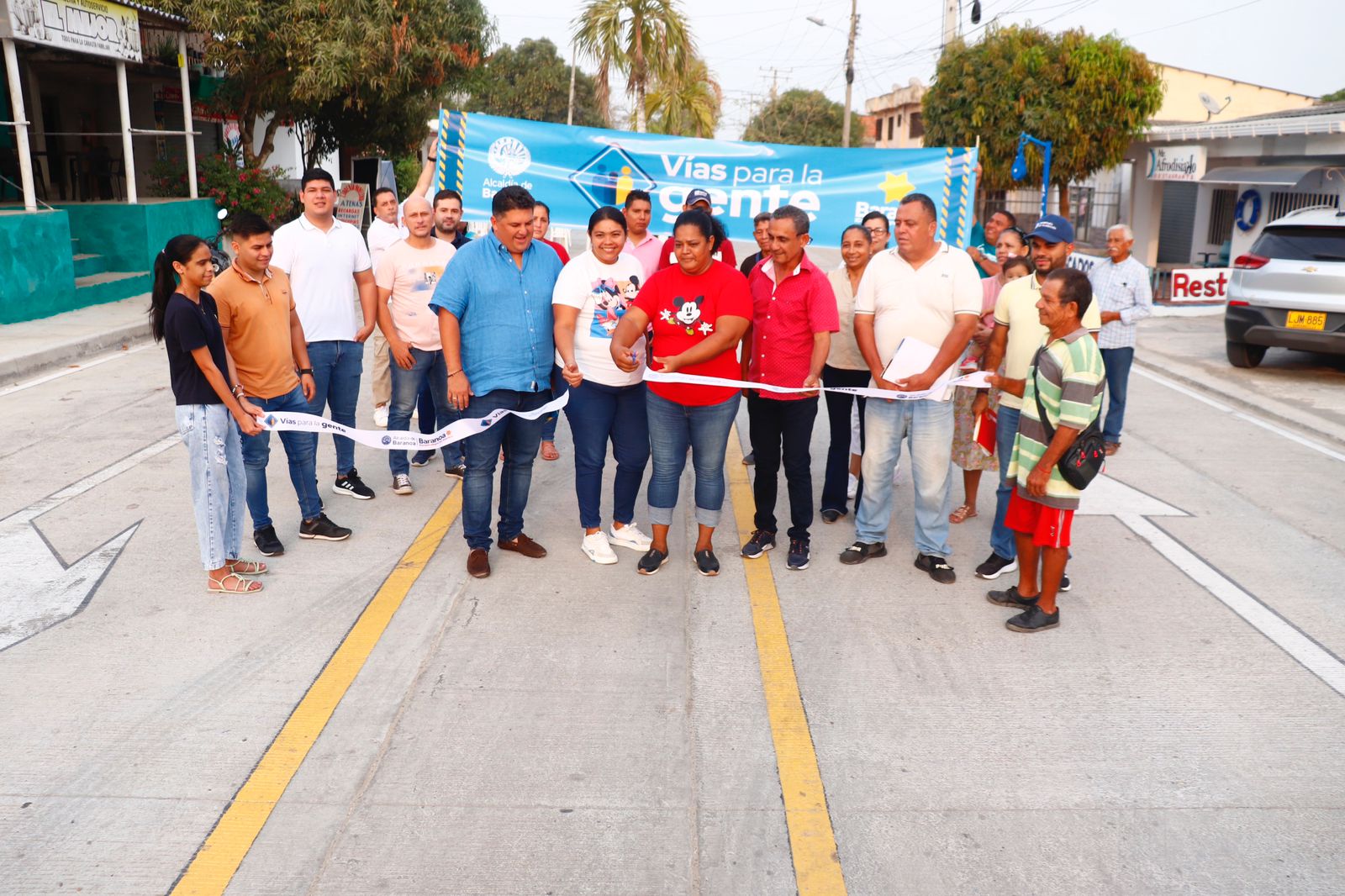 Baranoa avanza: Alcalde Edinson Palma entregó nuevo tramo vial en Manzanares