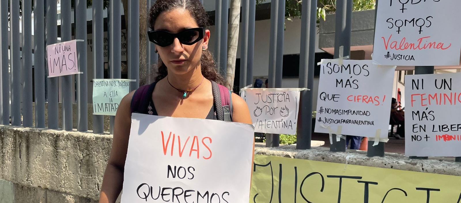 «¡Exigimos justicia!» Protesta en calles de Barranquilla por caso Valentina Cepeda
