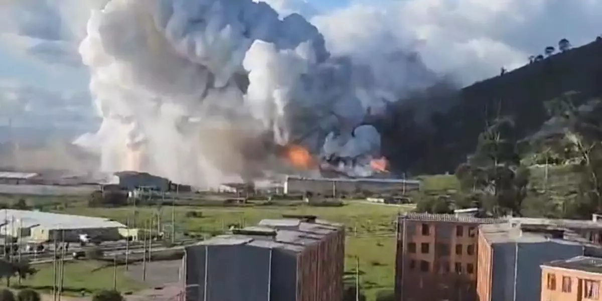 Al menos un muerto en la explosión de una fábrica de pólvora en Soacha, Cundinamarca