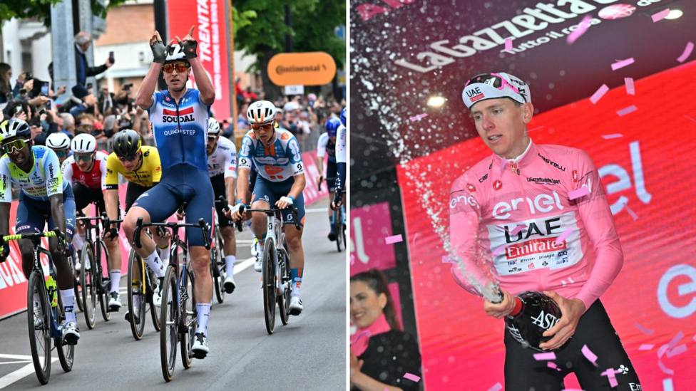 Clasificación general actualizada del Giro de Italia 2024 después de la tercera etapa: presencia colombiana en el podio