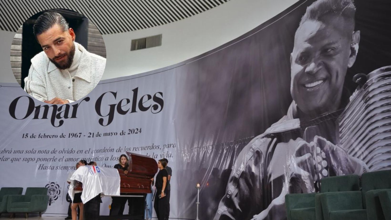 Maluma expresa su pesar por la muerte de Omar Geles: ‘El cielo está triste’