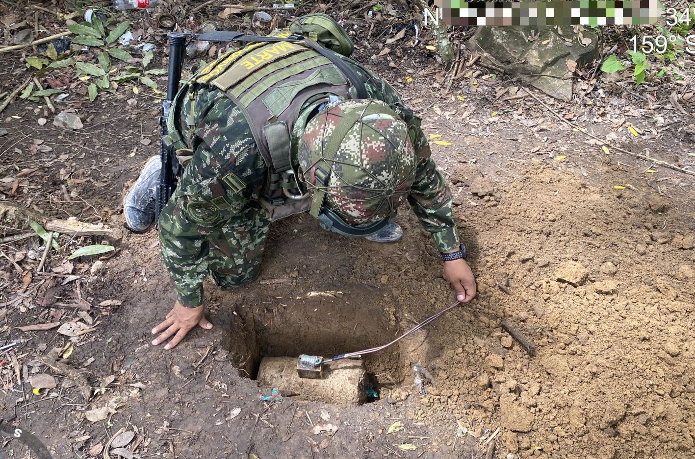 Ejército Nacional en el sur de Bolívar asistió de manera controlada contra artefactos explosivos y tres minas antipersonales.