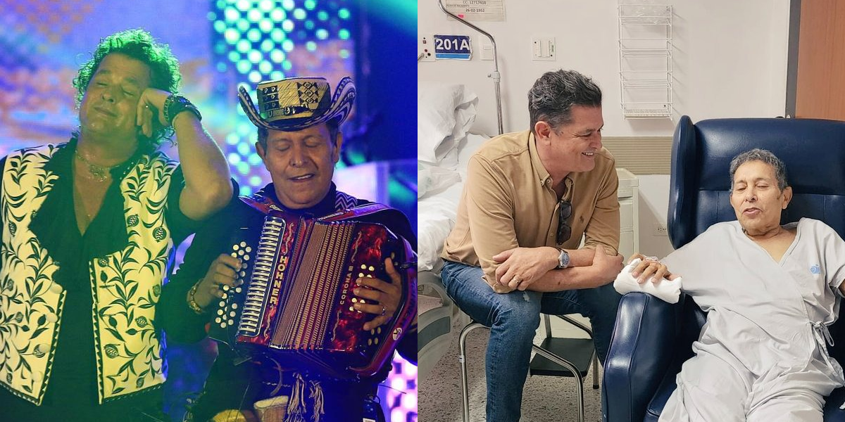 Debido a una neumonía el maestro Egidio Cuadrado acordeonero de de Carlos Vives, se encuentra en cuidado intensivos