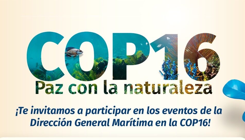 En la COP 16, Dimar lidera diálogos clave sobre Patrimonio Cultural Sumergido y el futuro sostenible de los océanos