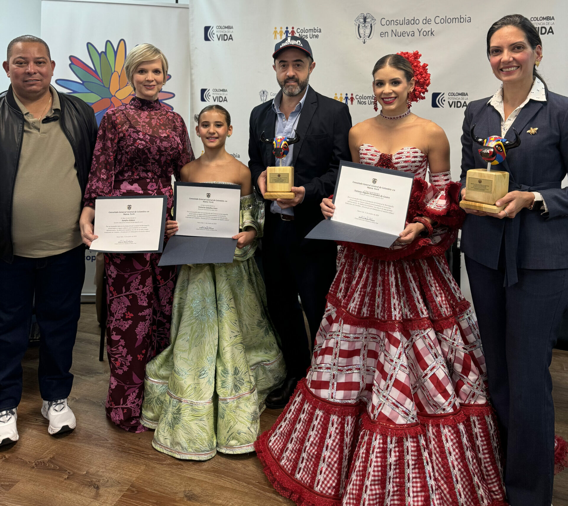 Carnaval de Barranquilla presenta el Carnaval 2025 en el consulado de Colombia en Nueva York