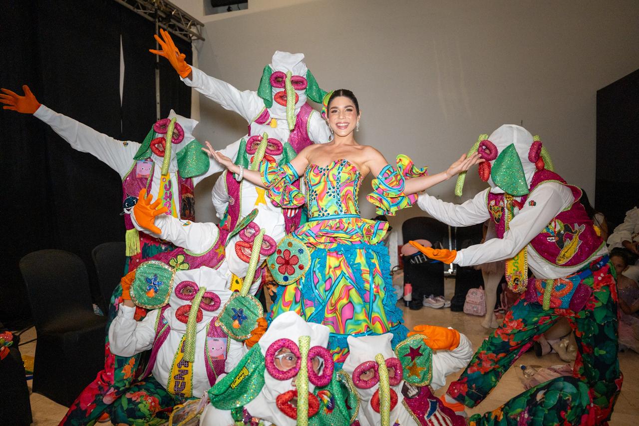 Reina de la 44 llevó la alegría del Carnaval al Concurso Nacional de Belleza