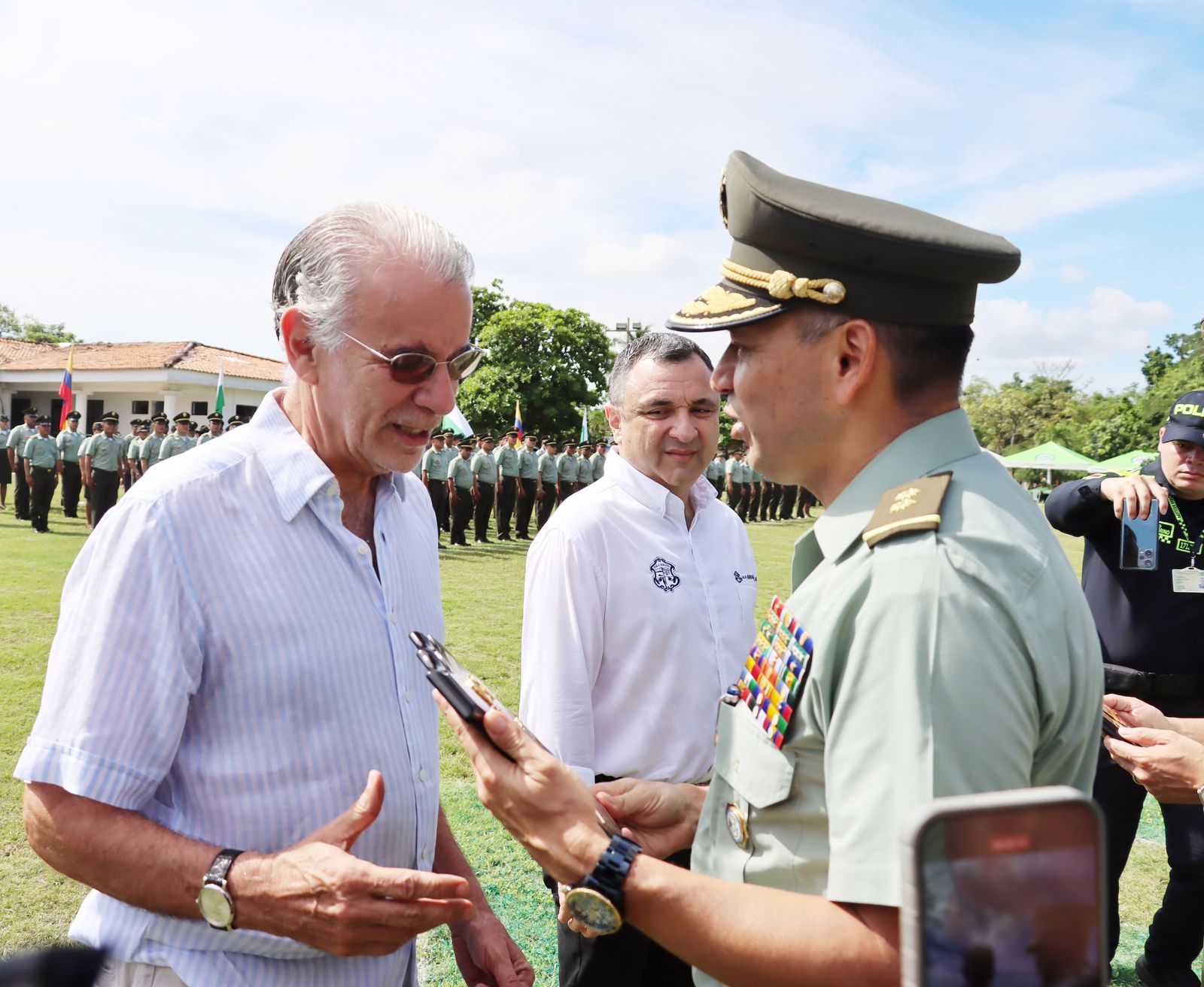 Policía Nacional exaltó trabajo del gobernador Eduardo Verano por su lucha contra el delito