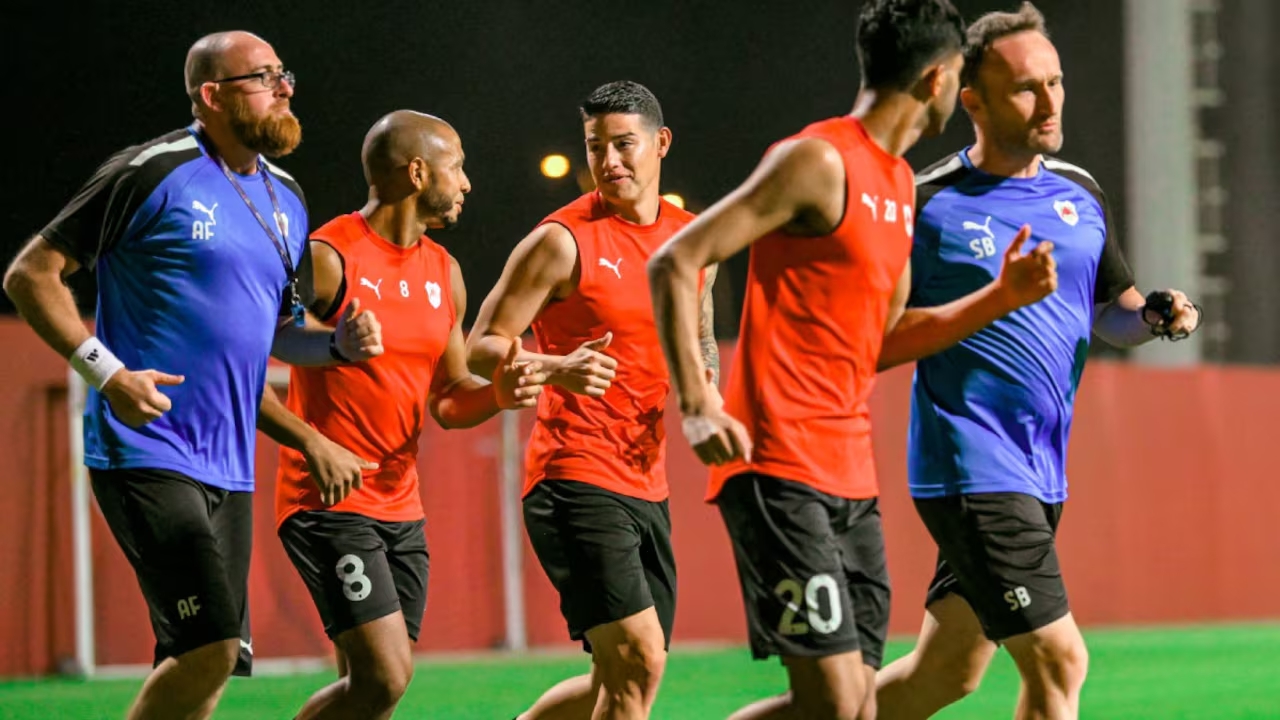 Selección Colombia completa entrenamientos en Argentina a pocos días del partido contra Uruguay