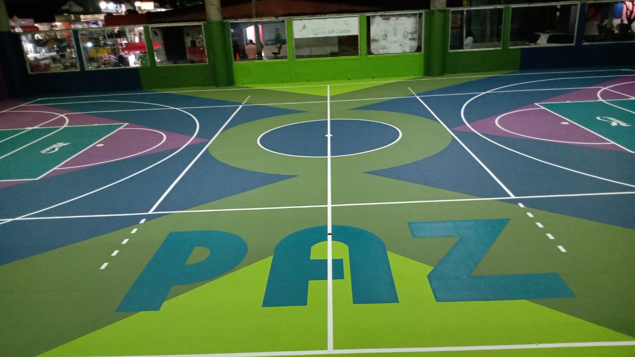 Renovación de canchas polideportivas beneficia a más de 2.100 personas en Barranquilla