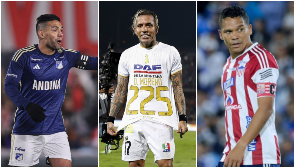 Los máximos goleadores colombianos siguen sumando: Falcao, Dayro y Bacca se acercan a la cima