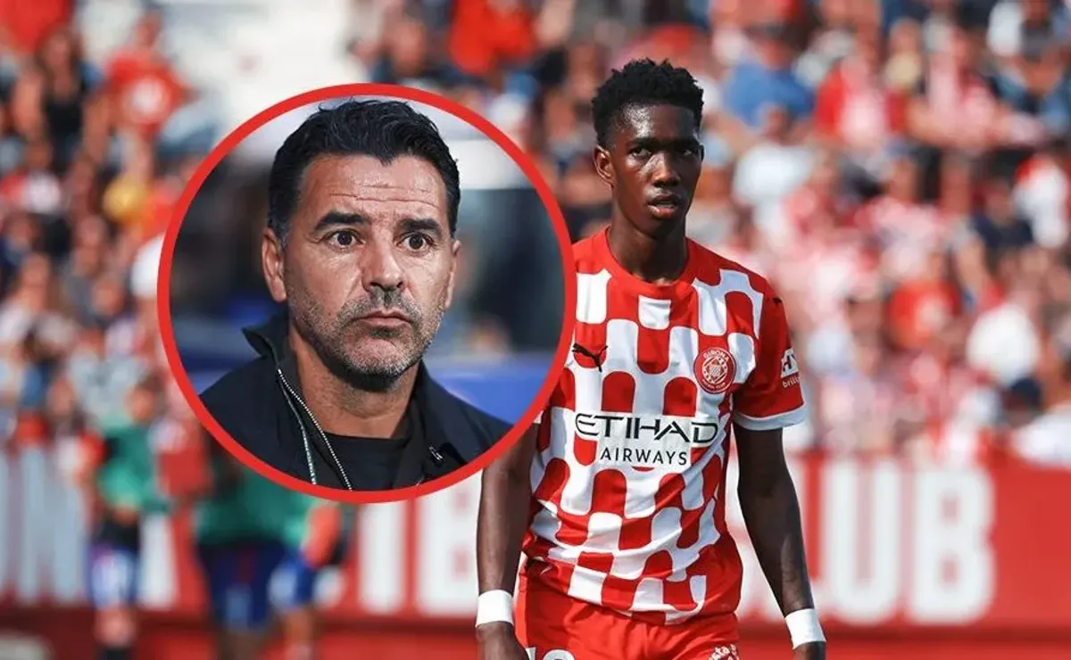 Técnico Míchel Sánchez del Girona exige más a Yaser Asprilla: “Necesito su mejor versión”