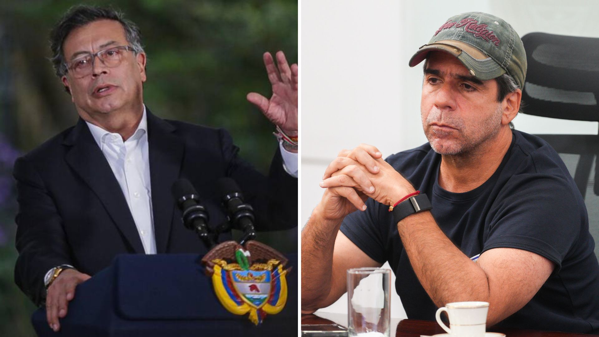 El presidente Gustavo Petro y Alejandro Char: enfrentamiento político que polariza a Barranquilla