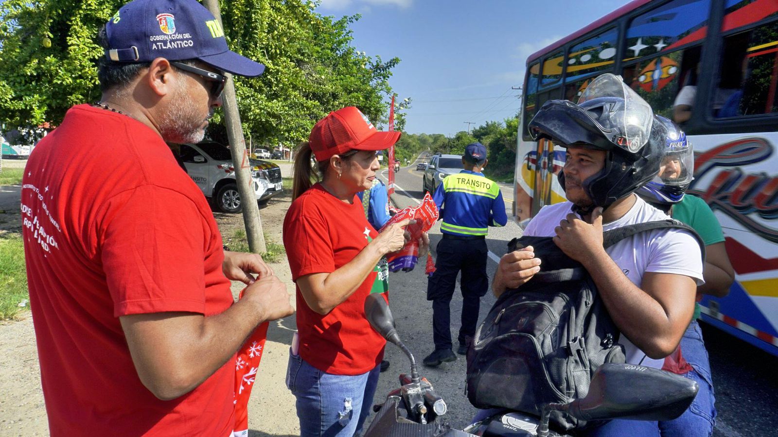 Con plan “Navidad Segura”, Tránsito del Atlántico garantiza seguridad y control vial en las fiestas de Fin de Año