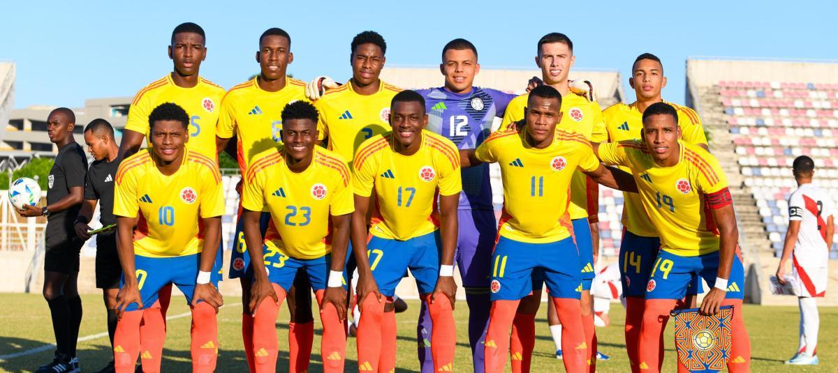 Colombia Sub-20 se prepara para enfrentar a Ecuador