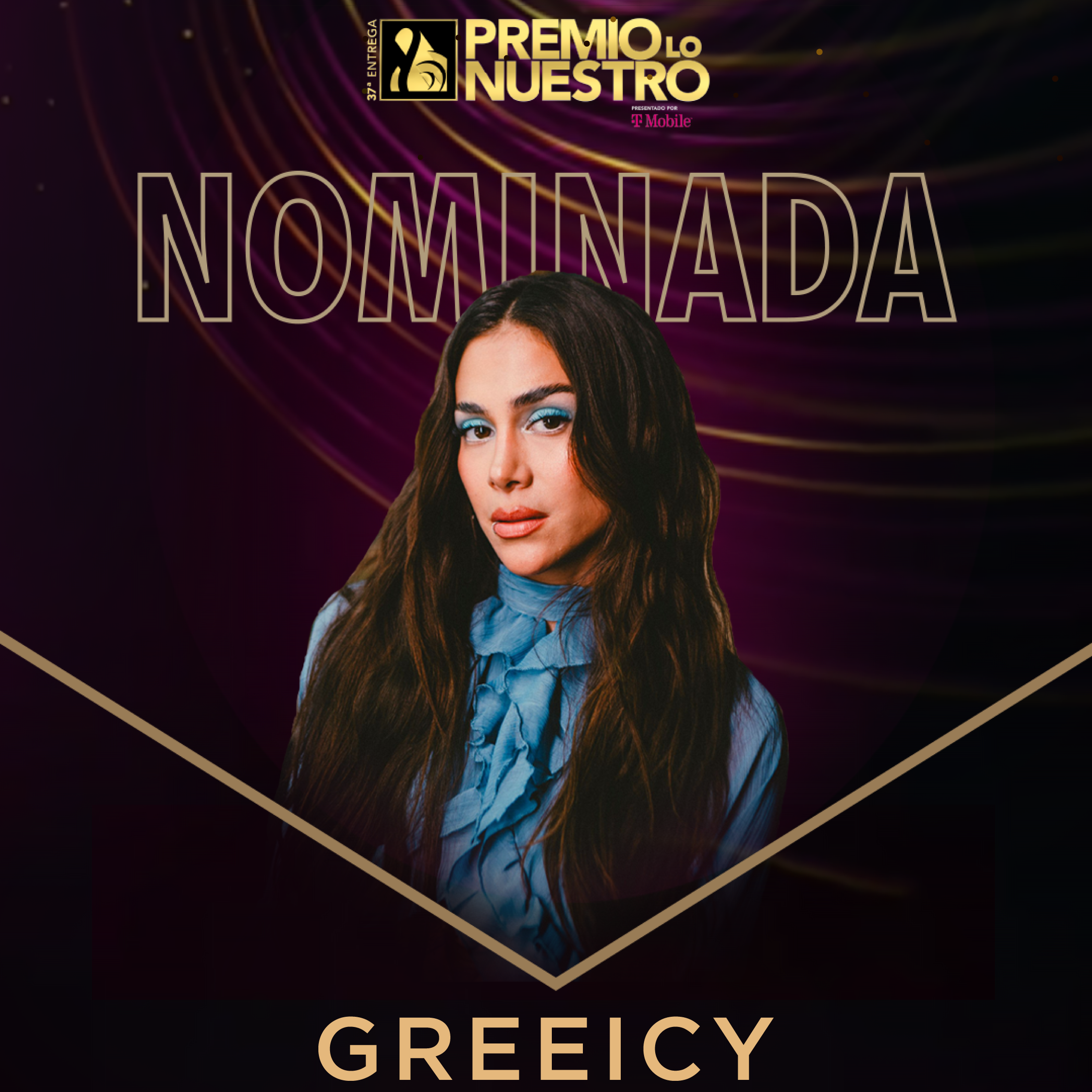 ¡Greeicy sigue arrasando! Recibe nominación en  Premio Lo Nuestro 2025