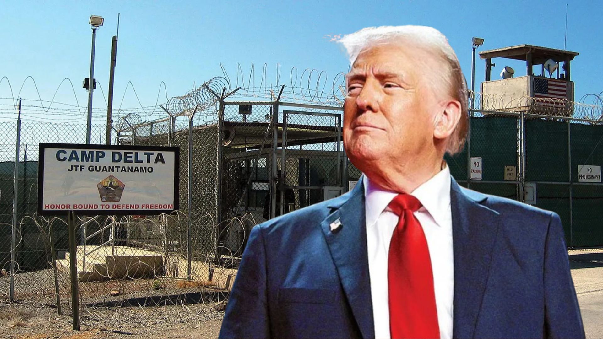 Donald Trump ordena habilitar Guantánamo para detener migrantes acusados de delitos