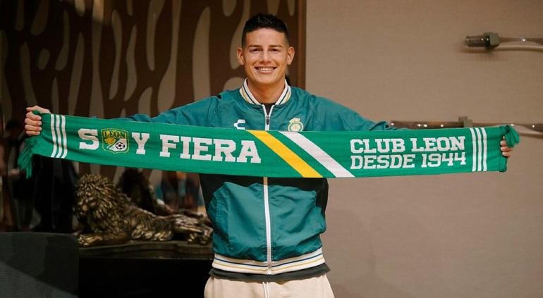 James Rodríguez refuerza al Club León de México: así fue su presentación oficial