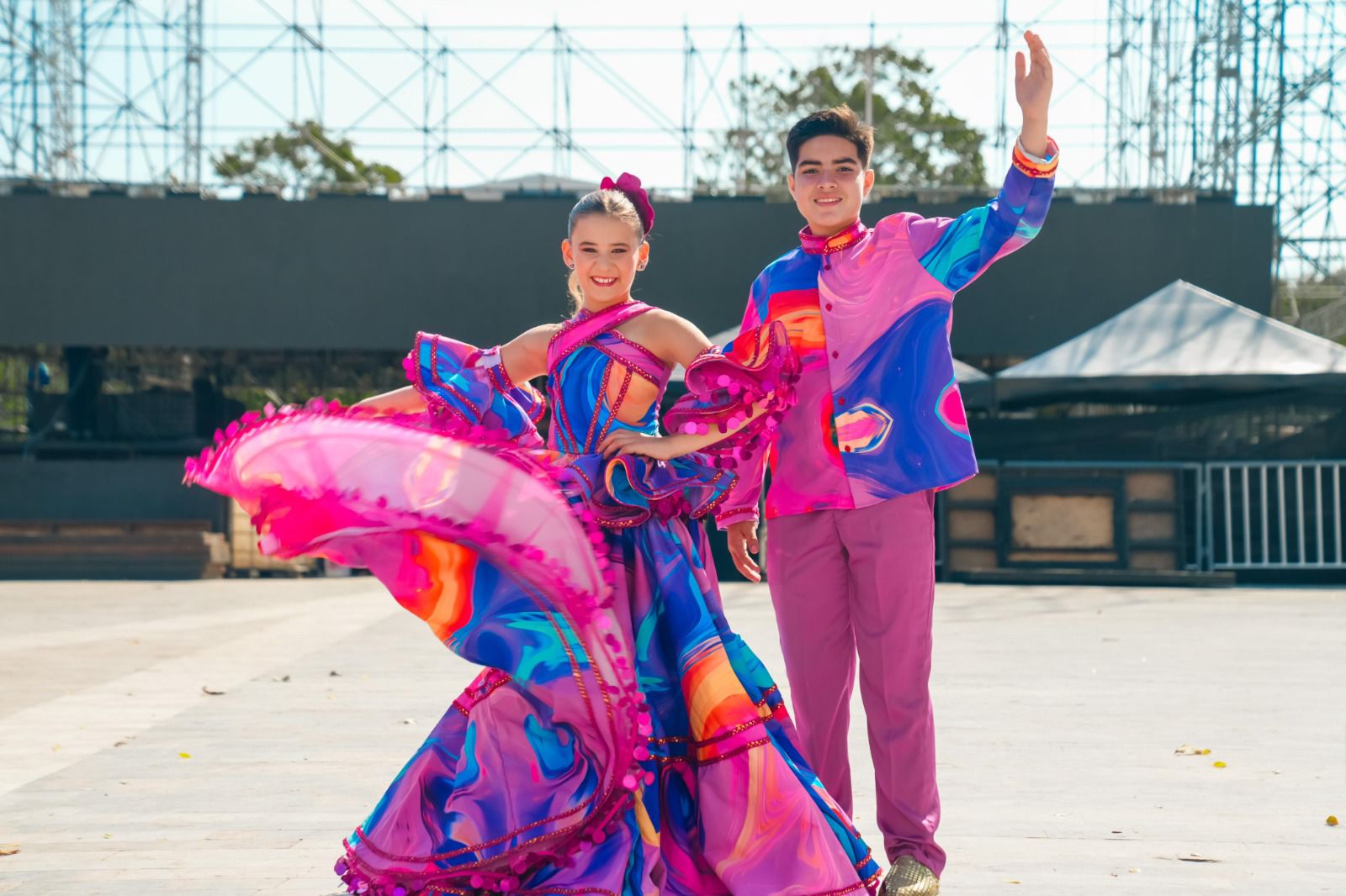 Victoria y Samuel llevarán a los niños a una aventura intergaláctica en la Plaza de la Paz