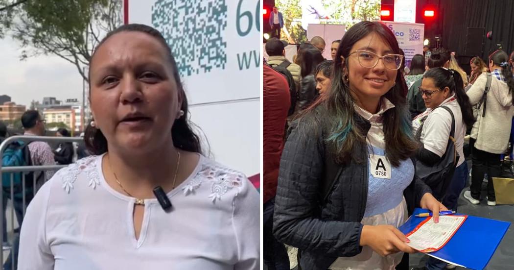 Diana y Mónica Encuentran Nuevas Oportunidades en la Megaferia de Empleo