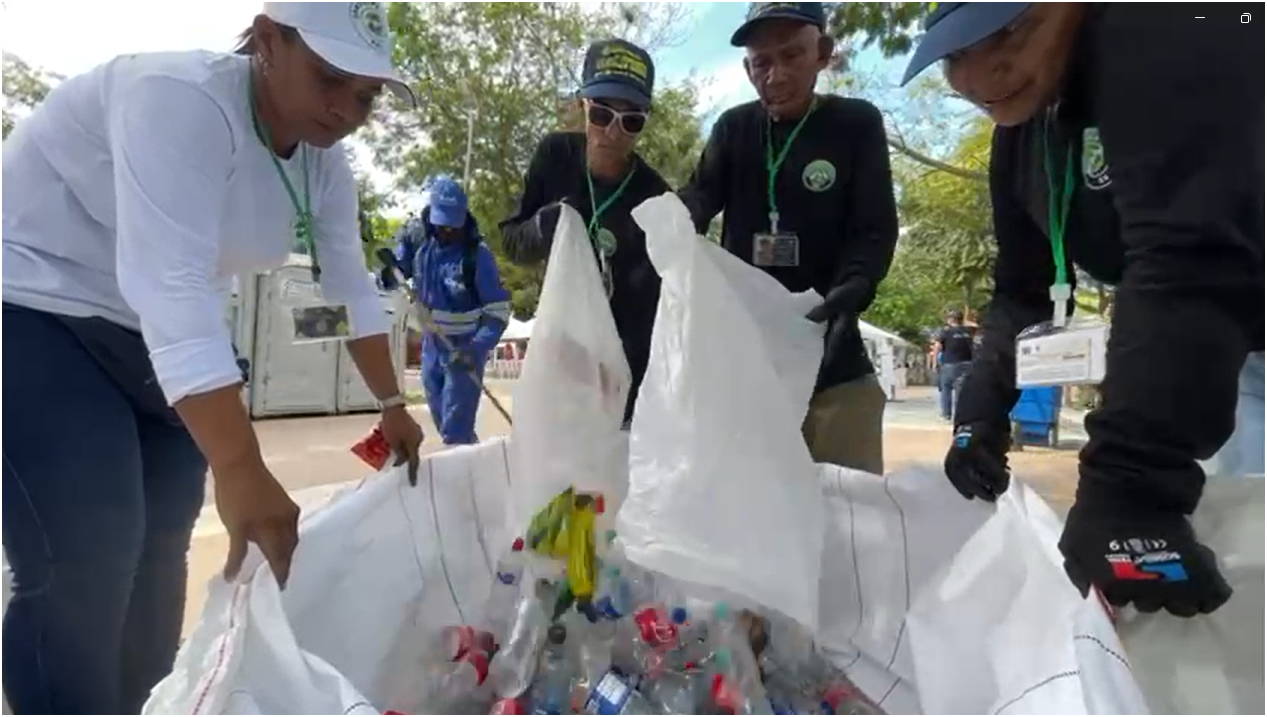 Recicladores recuperaron más de 45,000 envases durante el pre-carnaval de Barranquilla 2025