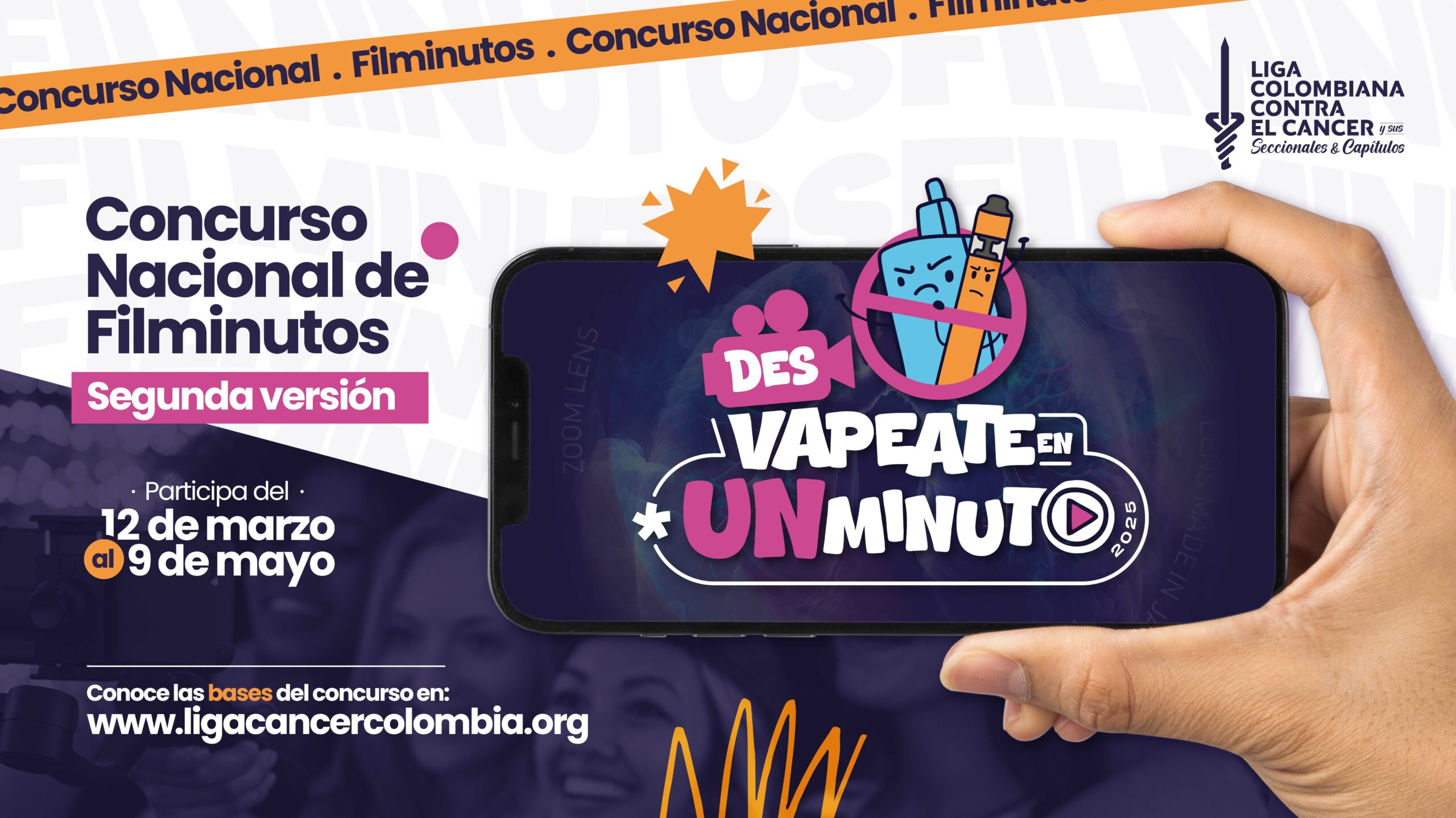 Abren convocatoria para el concurso ‘Desvapeate en un minuto’ que busca concienciar sobre los riesgos del tabaco y vapeo