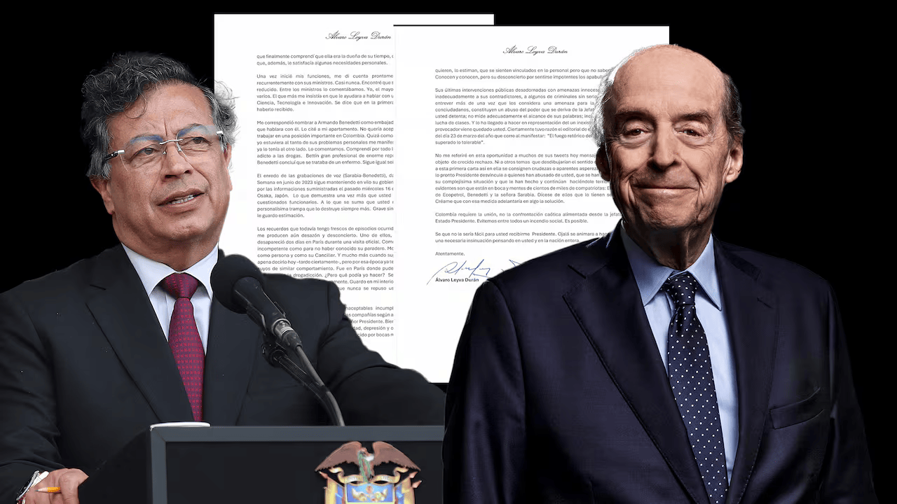 Nueva carta de Álvaro Leyva reaviva rumores sobre consumo de drogas por parte de Petro