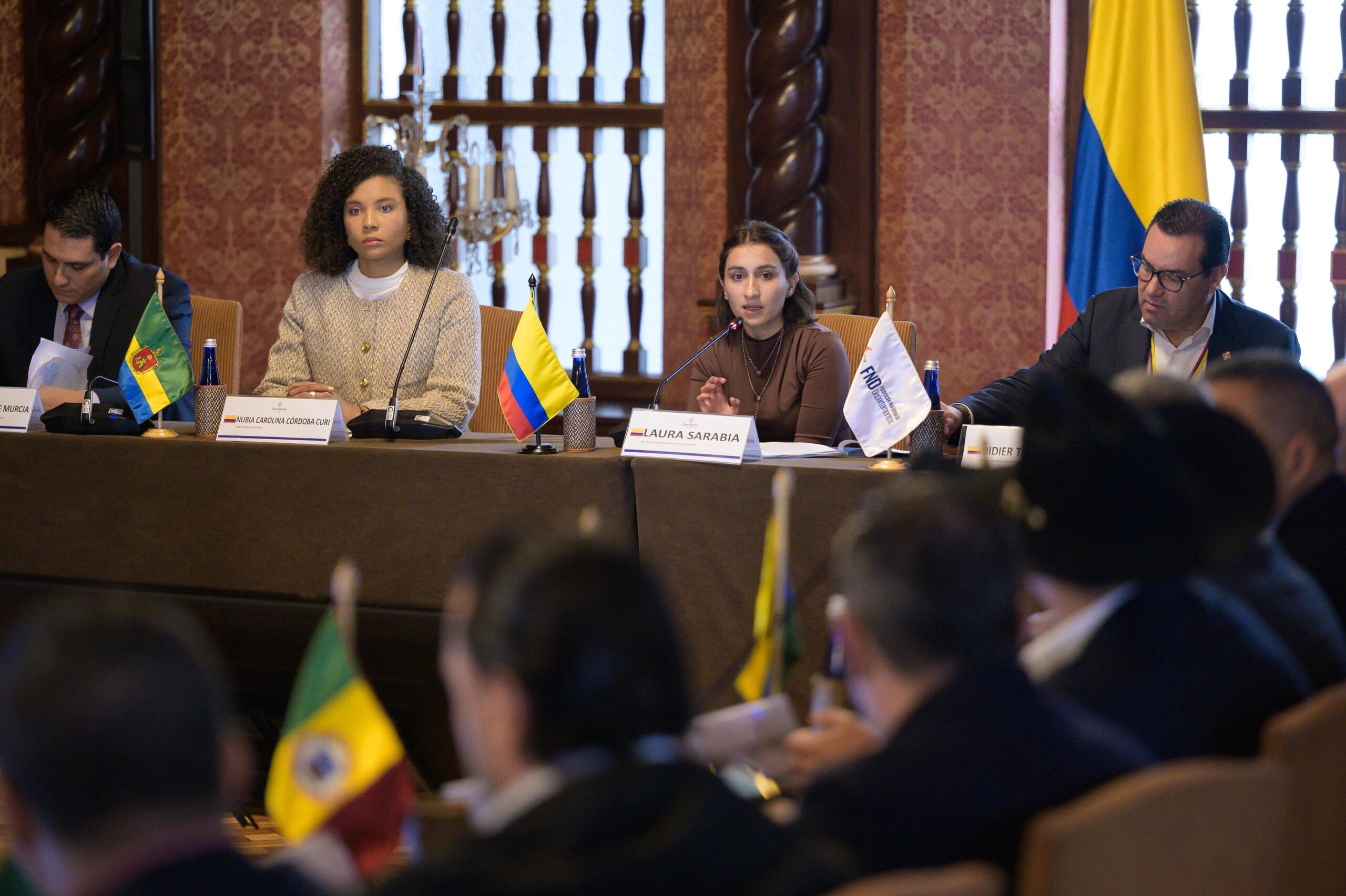 Canciller Laura Sarabia impulsa la cooperación internacional con gobernadores para fortalecer proyectos clave en las regiones