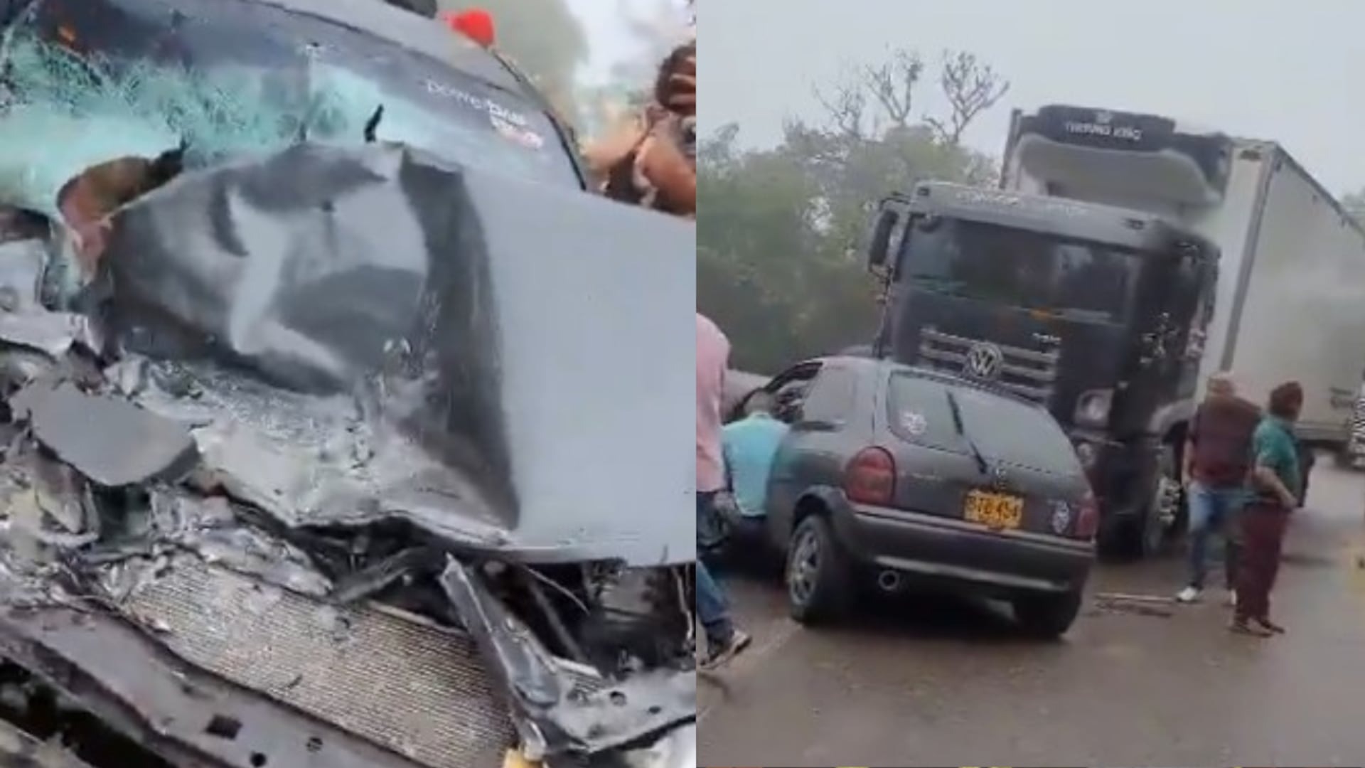 Fatal accidente en la vía Guaduas-Villeta deja un menor de 4 años fallecido y varios heridos