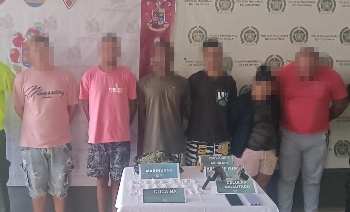Operativo militar y policial en Luruaco deja seis capturados del grupo delincuencial Los Costeños