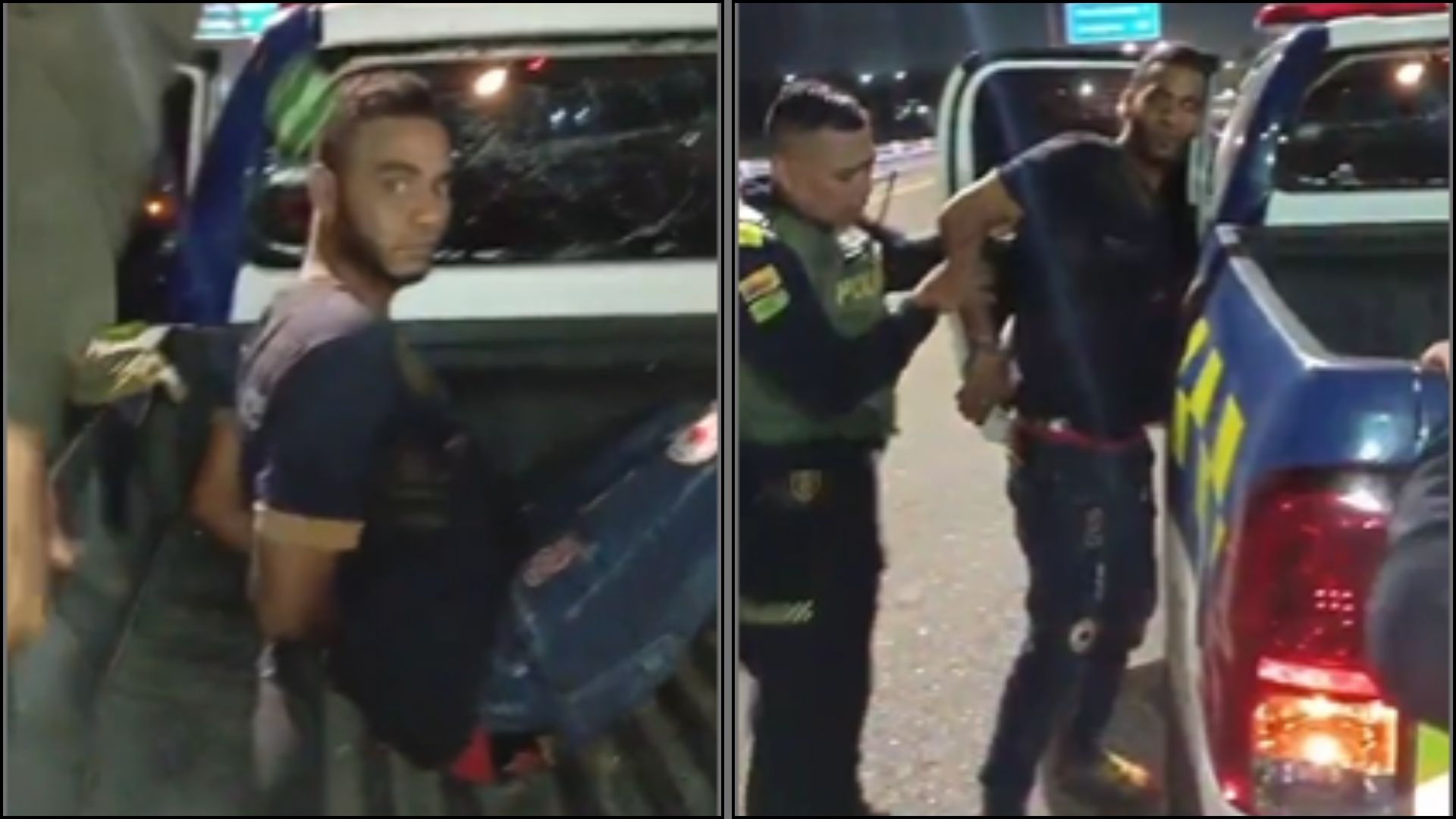 Capturan a dos presuntos delincuentes tras intento de hurto de vehículo en la vía al mar