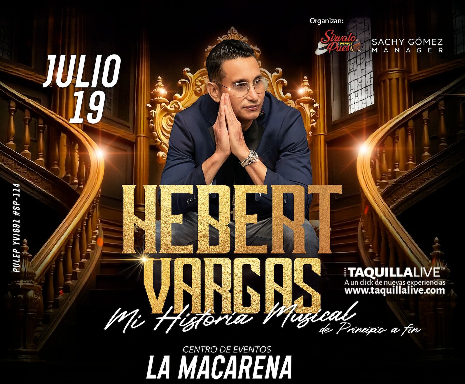 Hebert Vargas regresa a Medellín con un emotivo viaje musical en “Mi Historia de Principio a Fin”