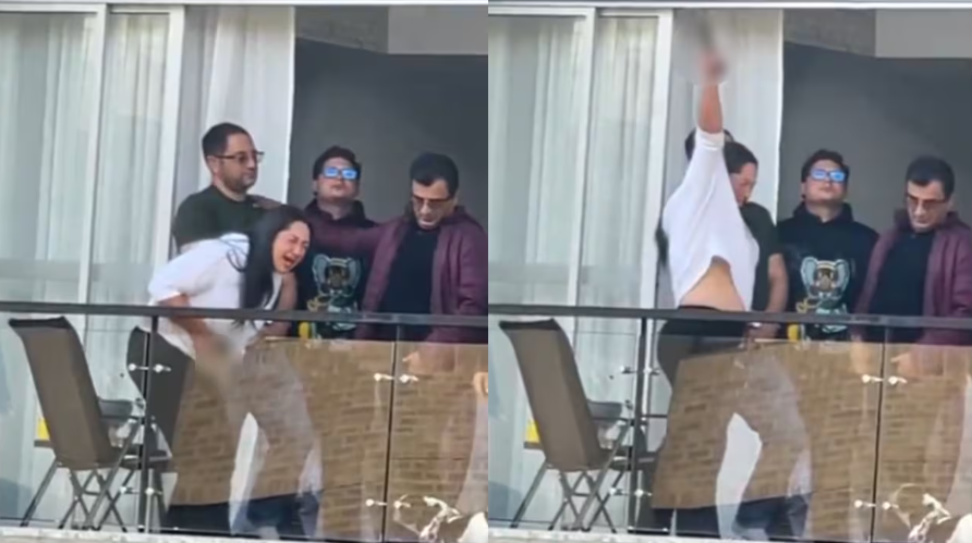 La mujer que realizó disparos al aire desde el balcón de un apartamento en el piso 12 al norte de Bogotá