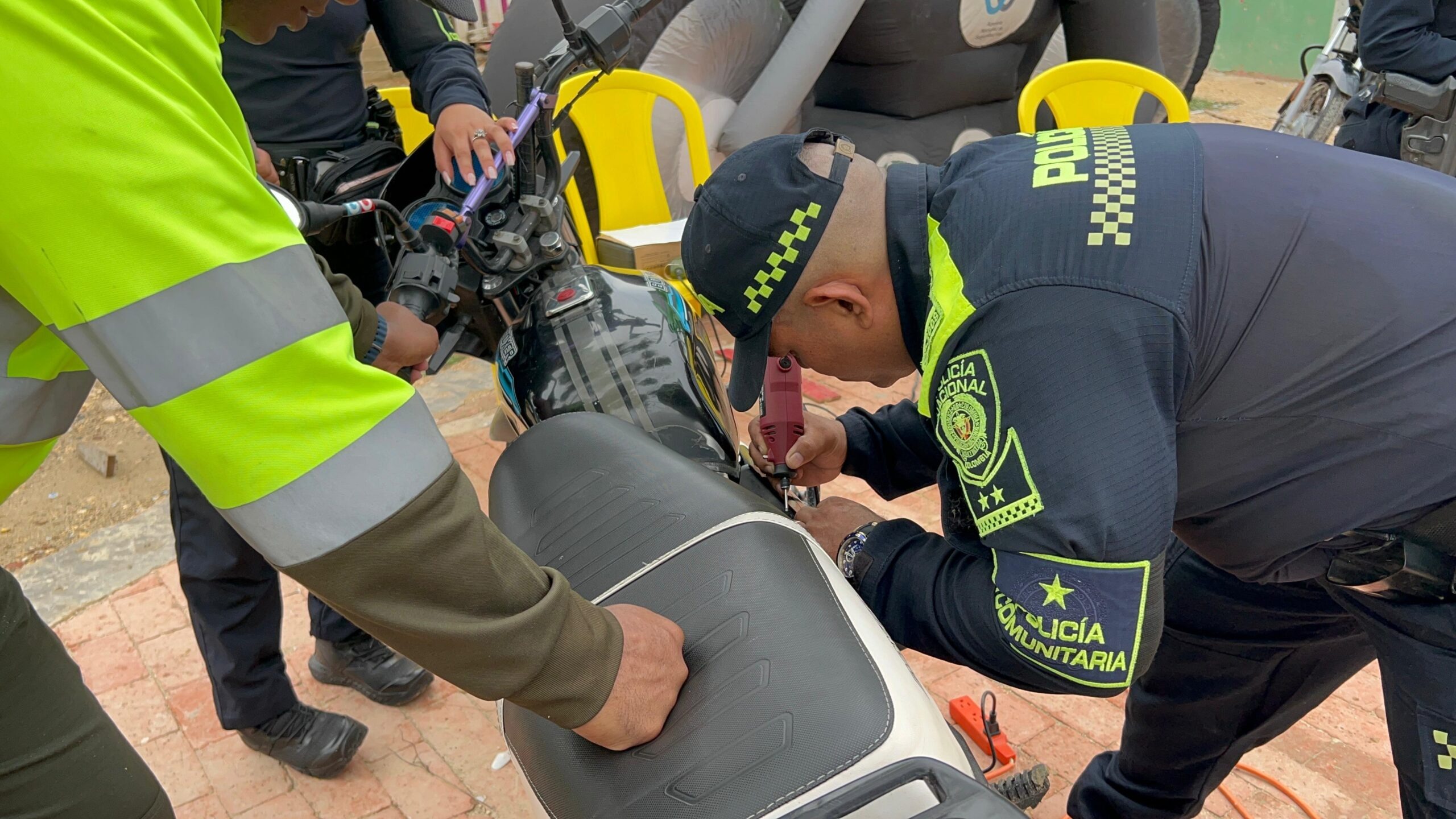 Policía de Cartagena refuerza estrategias contra el hurto de motocicletas con marcación masiva y consejos de seguridad