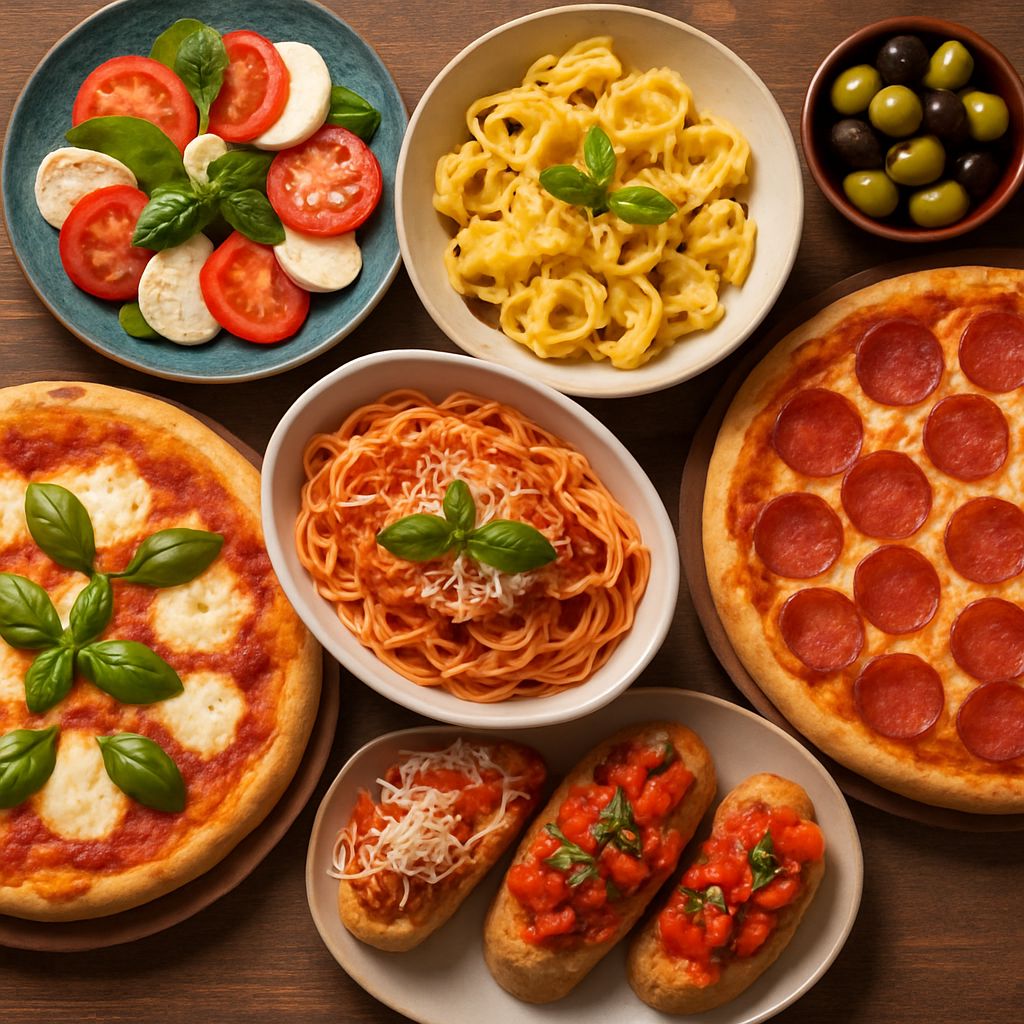 Comida italiana: bienestar, salud y familia