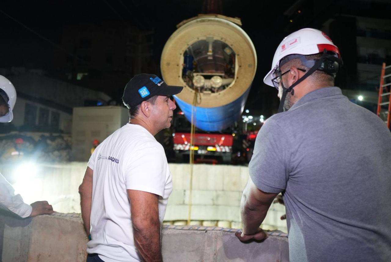 Barranquilla recibe máquina tuneladora para acelerar la canalización del arroyo de la calle 85 y transformar la movilidad en el norte de la ciudad