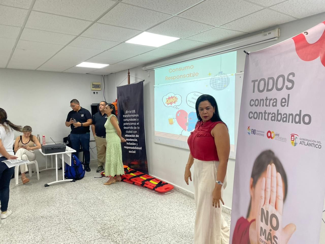 Gobernación del Atlántico refuerza campaña para un consumo responsable de licor y cigarrillos en universidades
