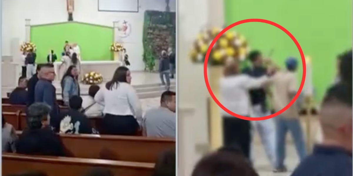 Pánico en misa de Kennedy tras ingreso de jóvenes armados con cuchillos