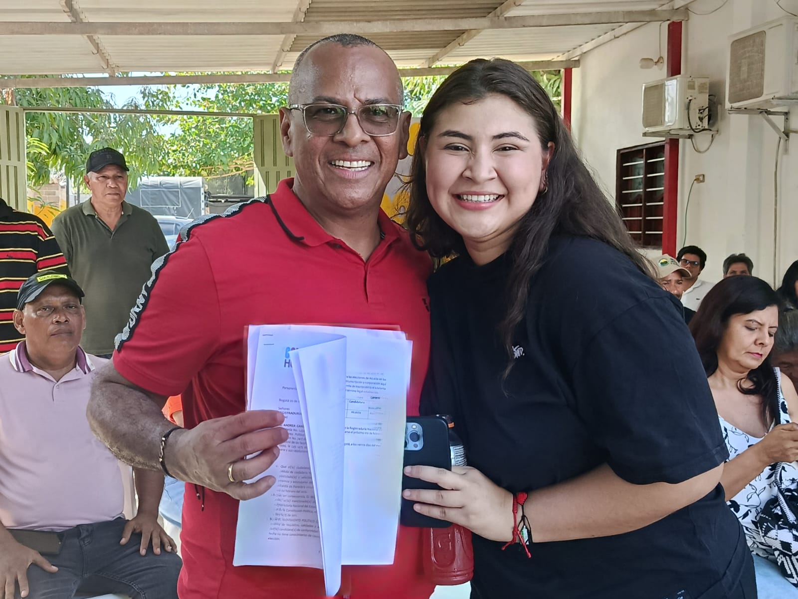 Andrea Vargas respalda a Edwin Alonso Figueroa como candidato a la Alcaldía de Ponedera