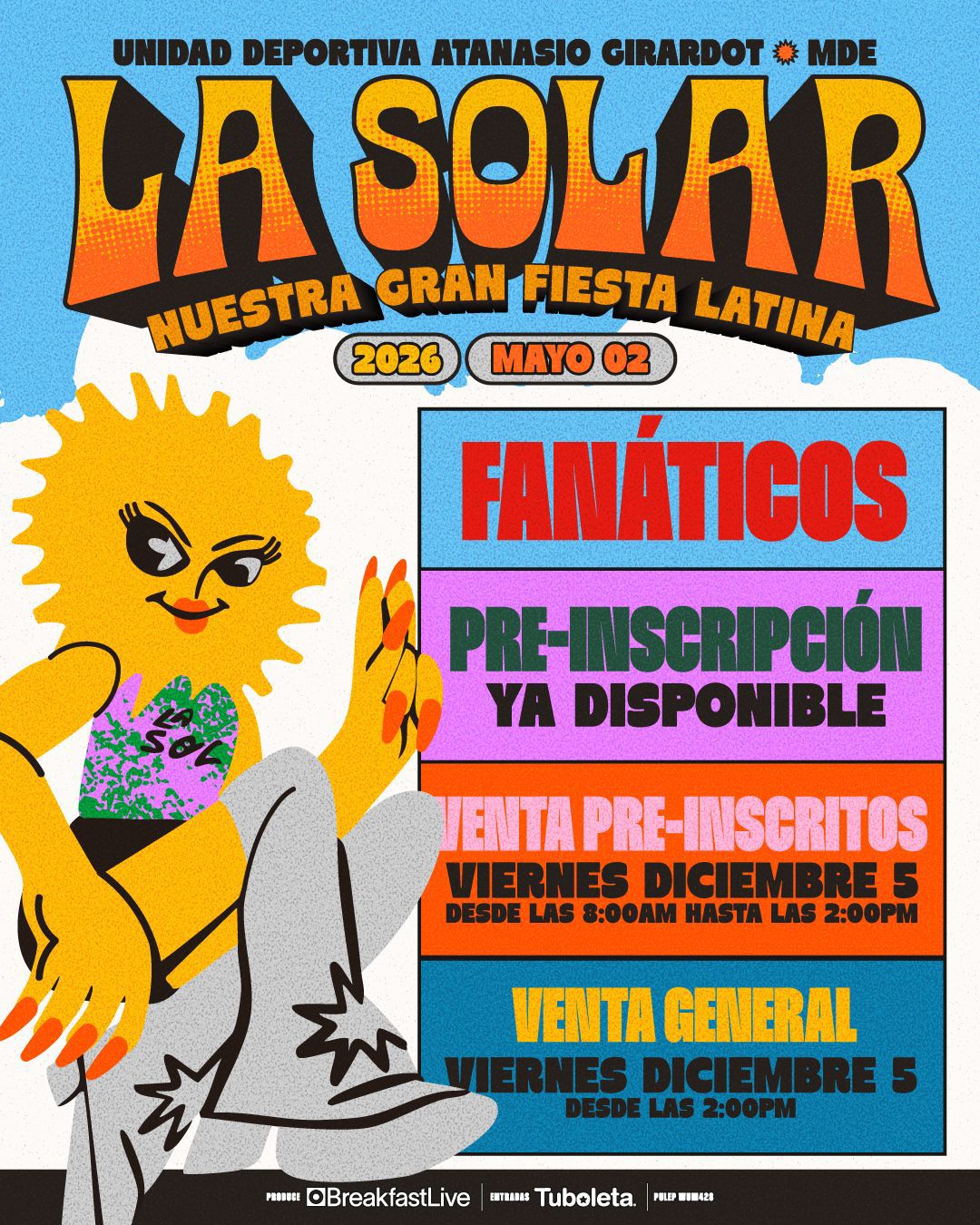 La Solar anuncia nueva casa para 2026 y se prepara para encender Medellín en el Atanasio Girardot