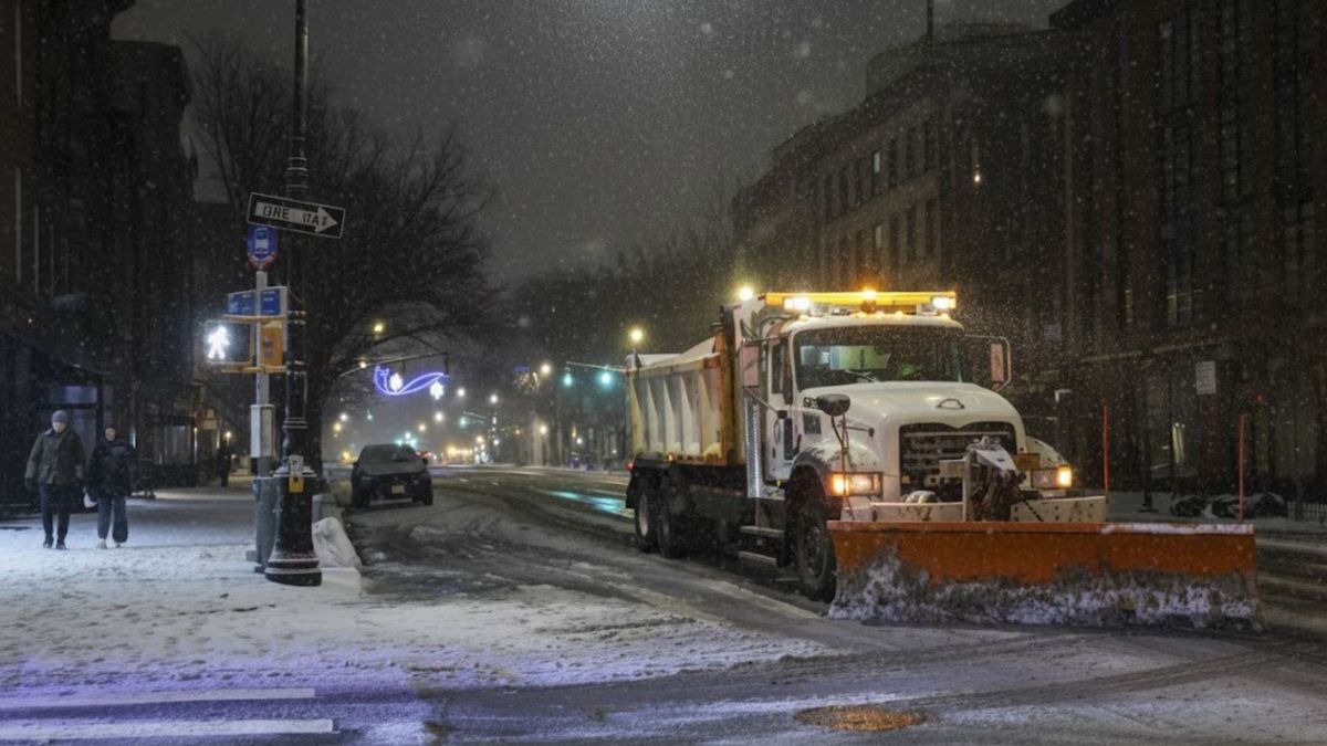 Tormentas de nieve paralizan la aviación en Estados Unidos en plena Navidad