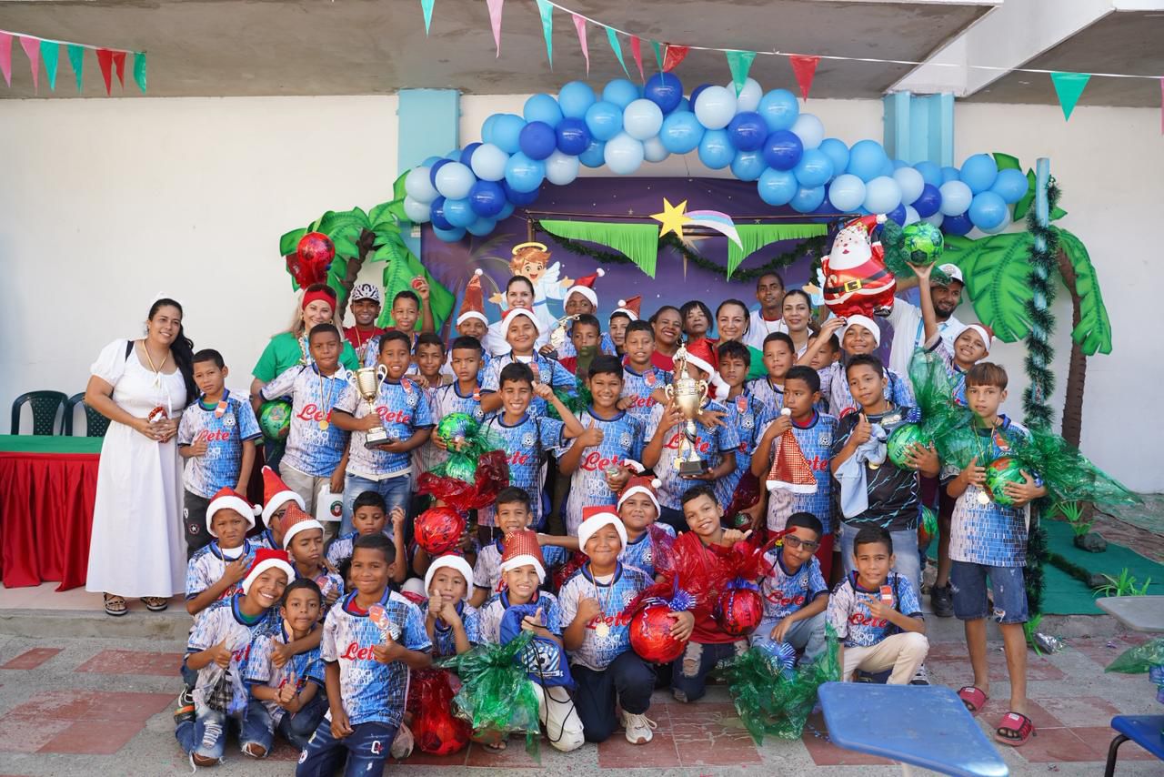 Air-e impulsa la Navidad deportiva en San Fernando y fortalece el talento de 45 niños del barrio