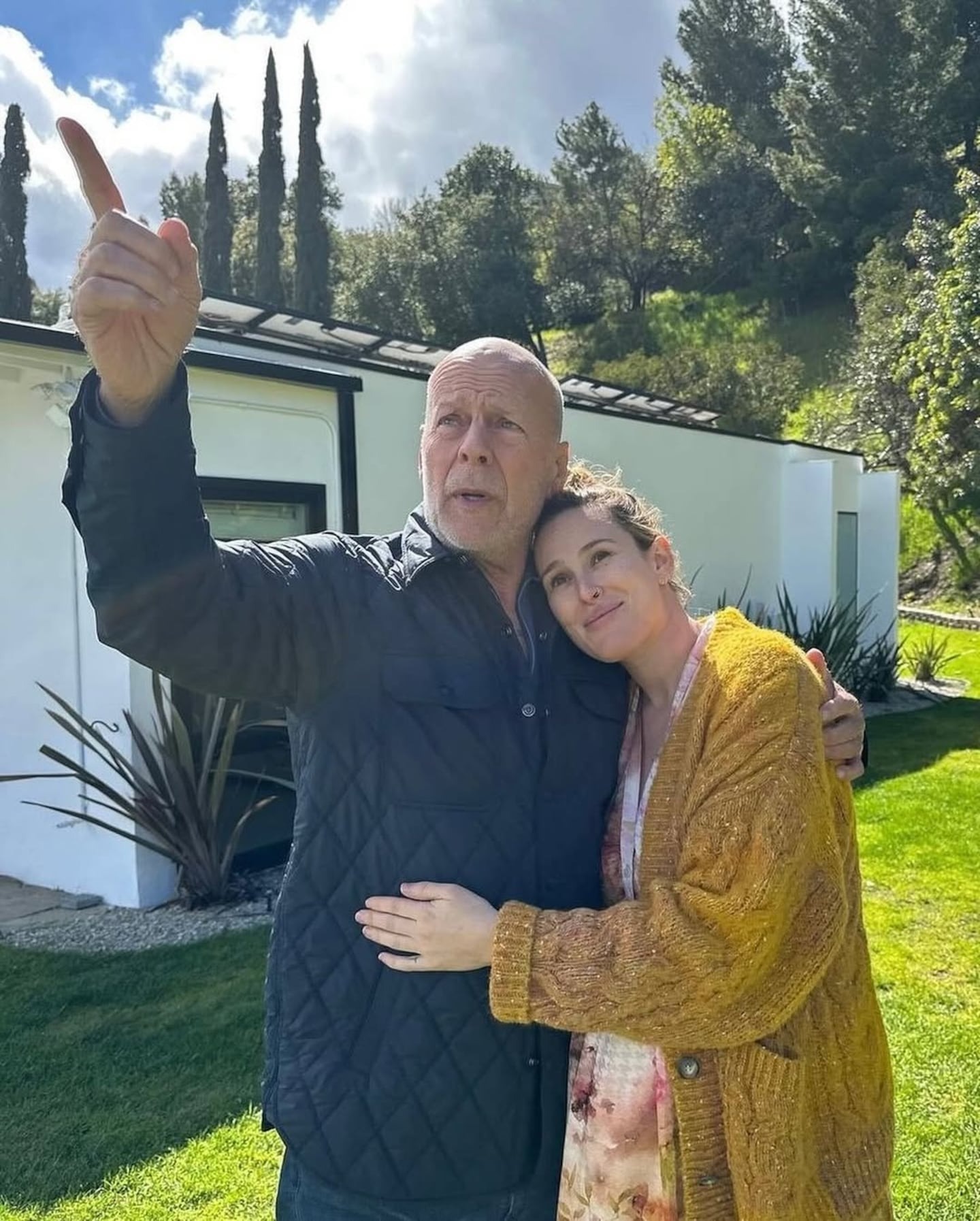 Bruce Willis y su hija Rumer Willis Instagram: @emmahemingwillis (Instagram: @emmahemingwillis)
