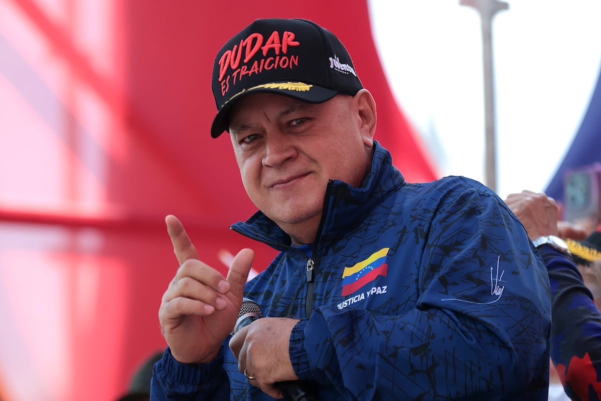 Washington advierte a Diosdado Cabello que podría enfrentar destino similar al de Maduro