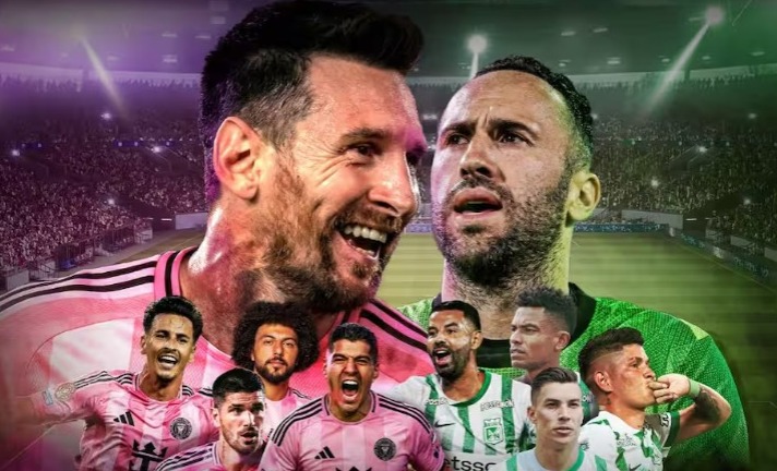 Atlético Nacional e Inter Miami protagonizarán un duelo histórico en Medellín