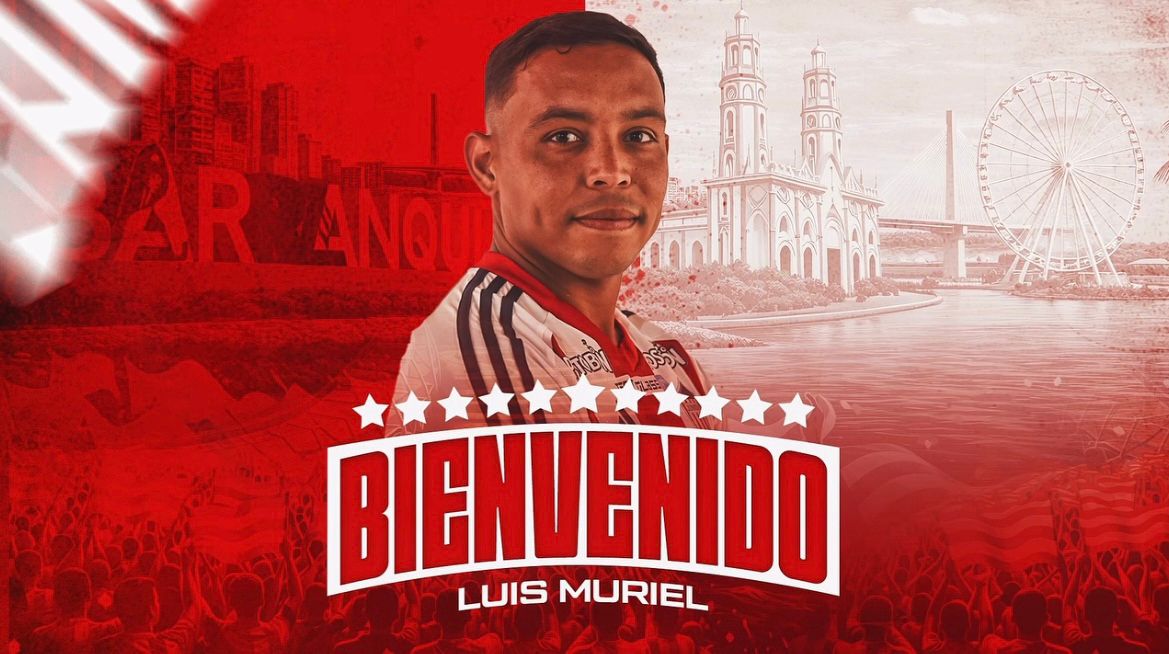 Luis Fernando Muriel es nuevo refuerzo del Junior de Barranquilla