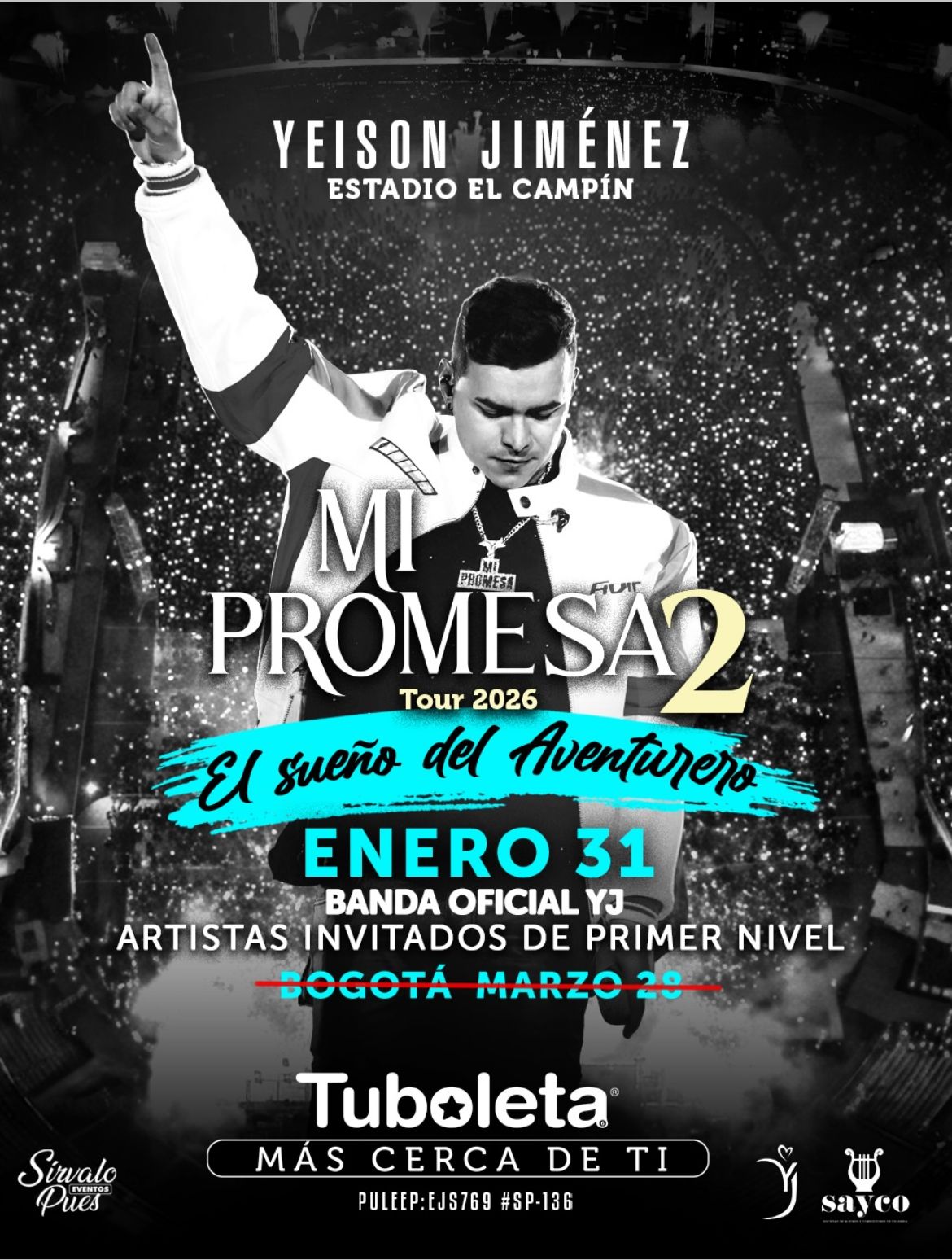 Homenaje en El Campín: confirman concierto para honrar el legado de Yeison Jiménez