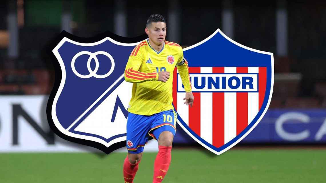 James Rodríguez desmiente contactos reales con Junior y Millonarios: “Nunca hubo nada concreto”