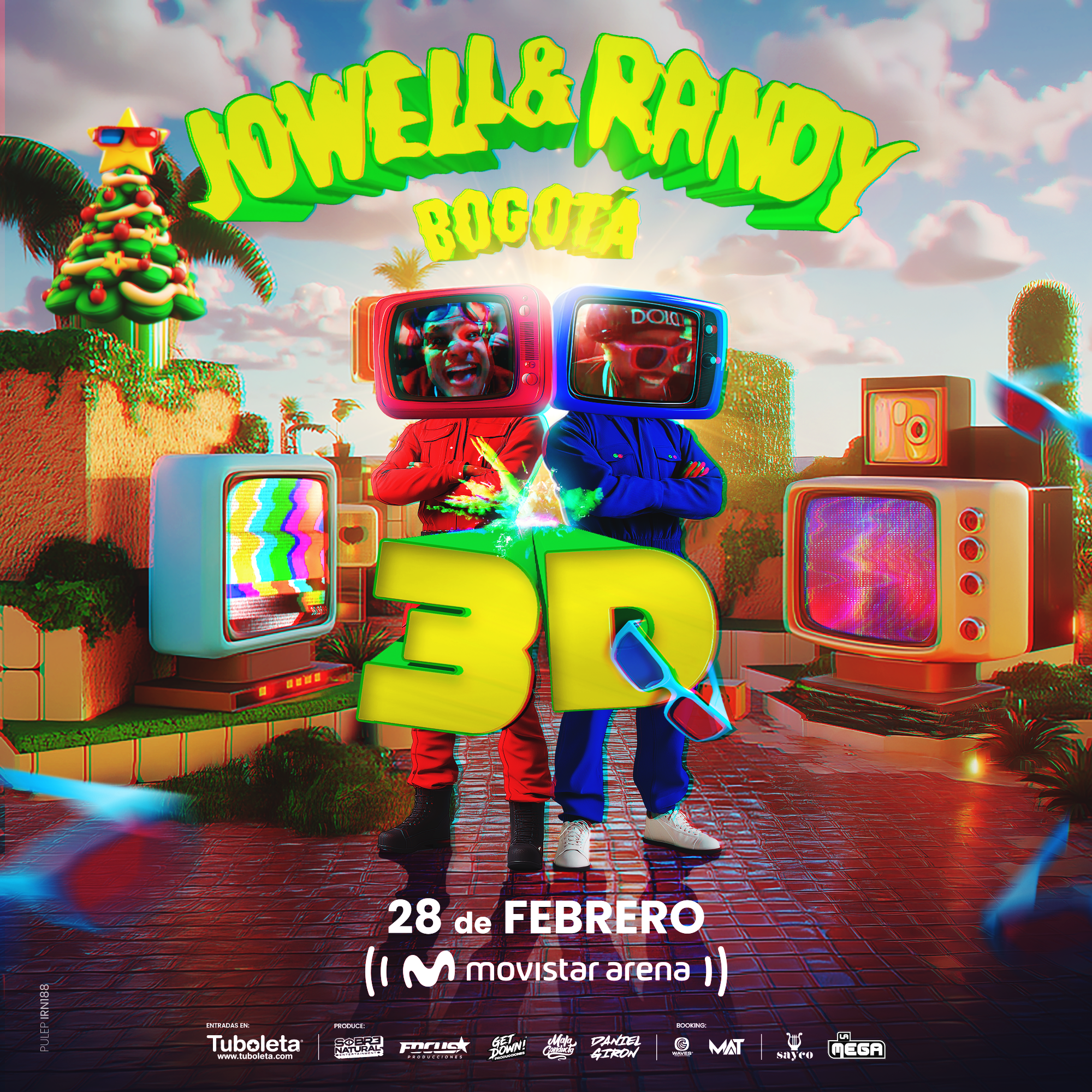 Jowell y Randy traerán a Bogotá su show 3D con más de 60 clásicos del reguetón