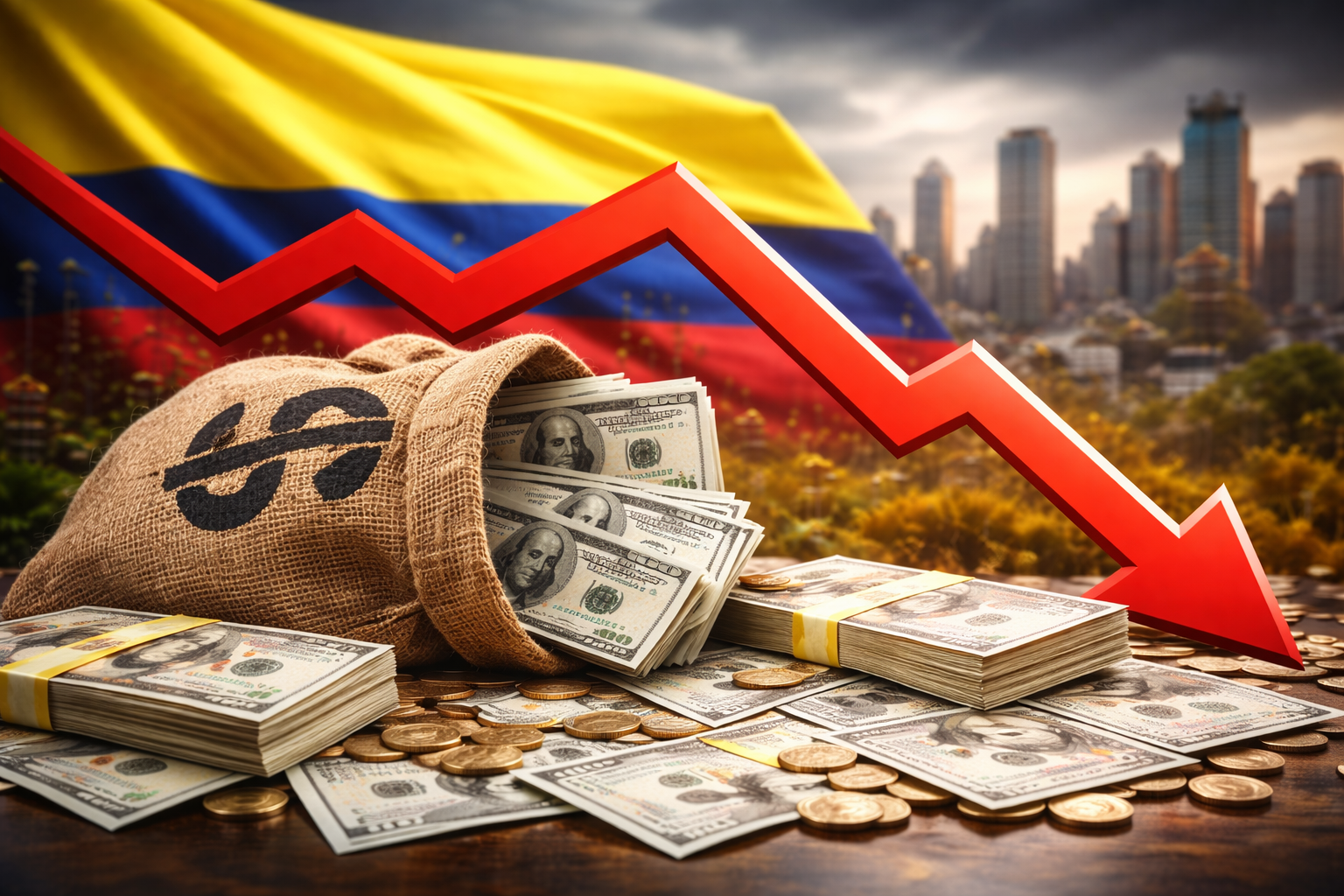Inversión extranjera inicia el año con fuerte caída y señales de salida de capitales en Colombia